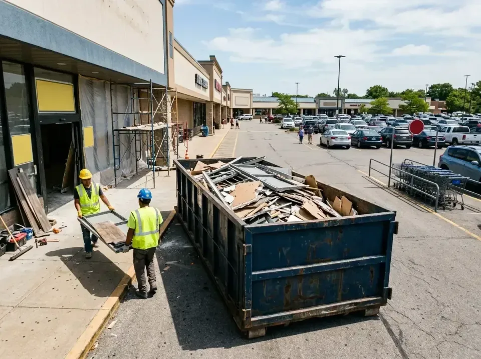 retail-store-renovation-debris-003 — frequently asked questions, Roll-off Dumpster Rentals in Collierville, CA